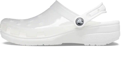 (Women) Crocs Jelly Crocs Transparent Unisex White Sandals 206908-100 (Women) Crocs Jelly Crocs Transparent Unisex White Sandals 206908-100