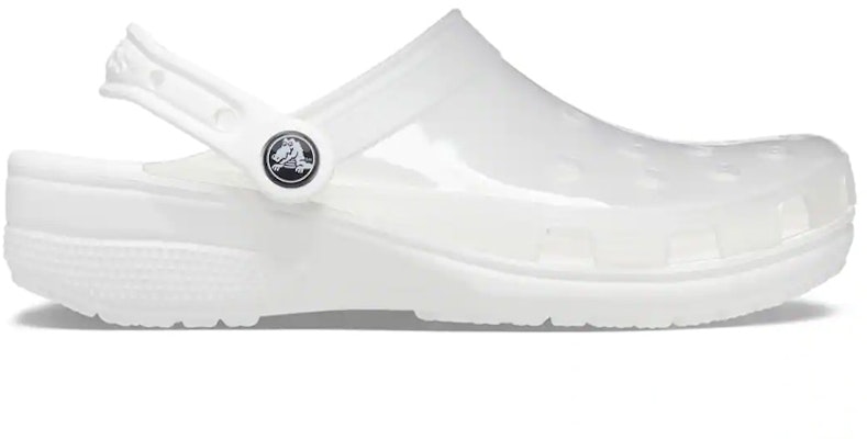 (Women) Crocs Jelly Crocs Transparent Unisex White Sandals 206908-100 Order (Women) Crocs Jelly Crocs Transparent Unisex White Sandals 206908-100