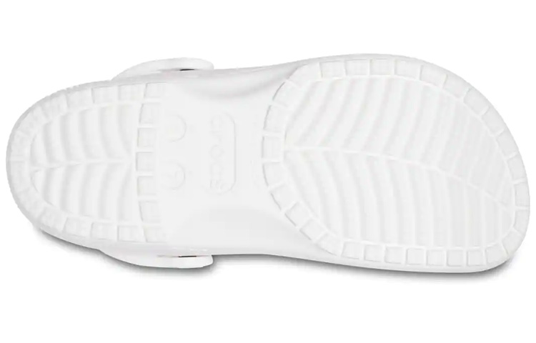 Sizing Crocs 果凍克駱格 透明洞洞涼鞋 男女同款 白色