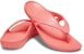 (W) Crocs Kadee 2 Selipar Minimalistik Kasual Merah 202492-6SL