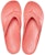 (W) Crocs Kadee 2 Selipar Minimalistik Kasual Merah 202492-6SL