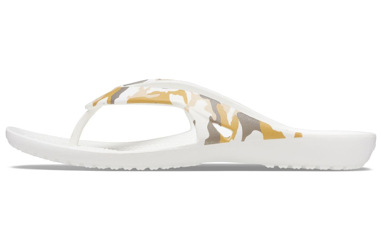 (Women) Crocs Kadee 2 Printed Flip 'White Casual' 206866-960