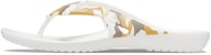 (W) Crocs Kadee 2 Flip Cetak 'Putih Kasual' 206866-960