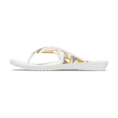 (W) Crocs Kadee 2 Printed Flip 'White Casual'