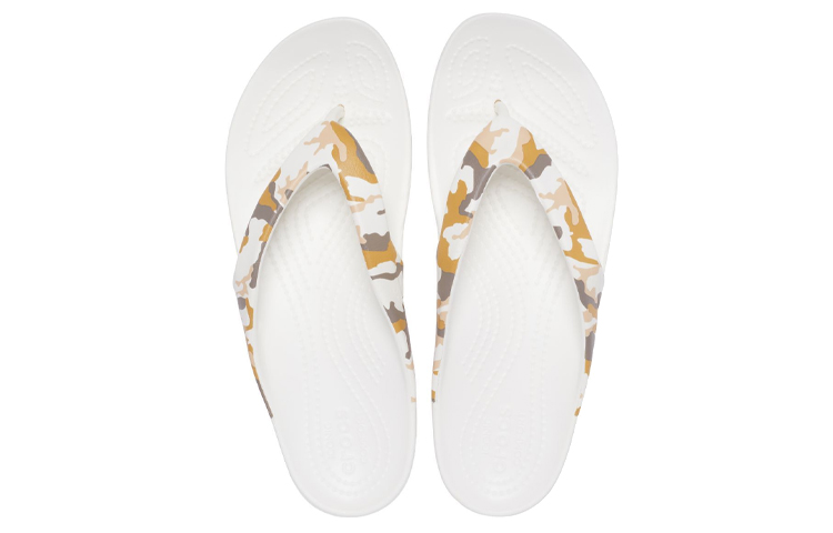 Purchase (Women) Crocs Kadee 2 Printed Flip 'White Casual' 206866-960