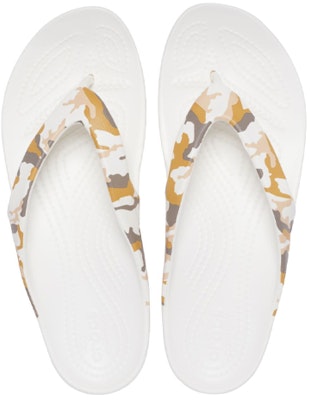 Crocs Kadee 2 印花簡約休閒人字拖鞋 女款 白色 Purchase Crocs Kadee 2 印花簡約休閒人字拖鞋 女款 白色