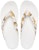 (W) Crocs Kadee 2 Flip Cetak 'Putih Kasual' 206866-960