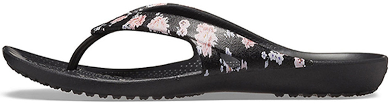 (Women) Crocs Kadee 2 Printed Flip Flops 'Floral Black' 205998-97J Buy (Women) Crocs Kadee 2 Printed Flip Flops 'Floral Black' 205998-97J