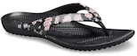 Lookbook (Women) Crocs Kadee 2 Printed Flip Flops 'Floral Black' 205998-97J