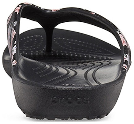 (Women) Crocs Kadee 2 Printed Flip Flops 'Floral Black' 205998-97J Details for (Women) Crocs Kadee 2 Printed Flip Flops 'Floral Black' 205998-97J