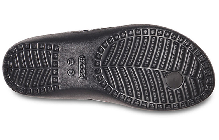 Sizing (Women) Crocs Kadee 2 Printed Flip Flops 'Floral Black' 205998-97J