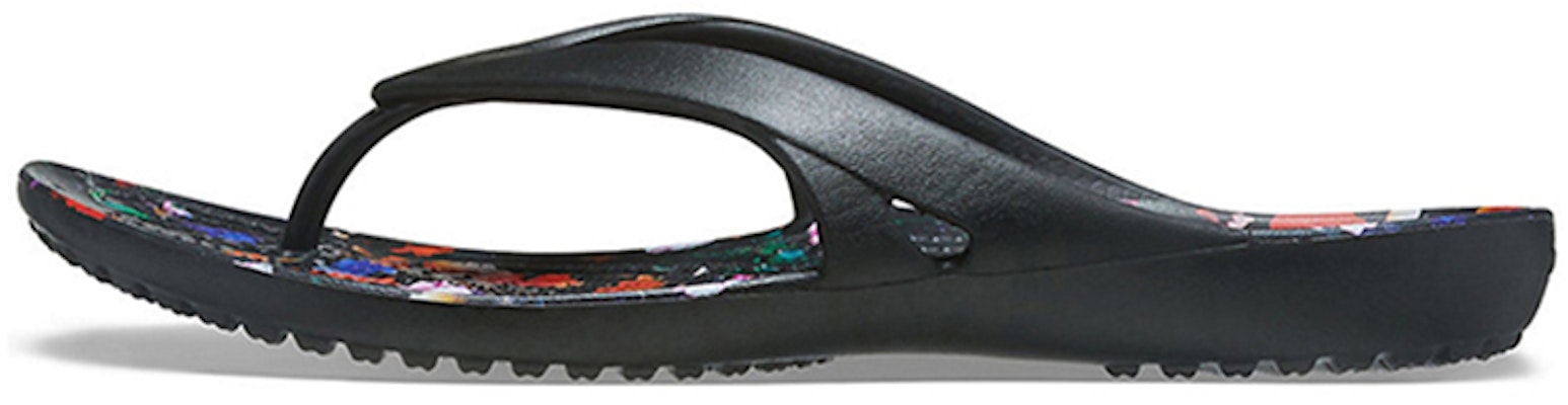 (Women) Crocs Kadee 2 Printed Flip Minimalistic Casual Flip-Flops Black 206866-001 Buy (Women) Crocs Kadee 2 Printed Flip Minimalistic Casual Flip-Flops Black 206866-001