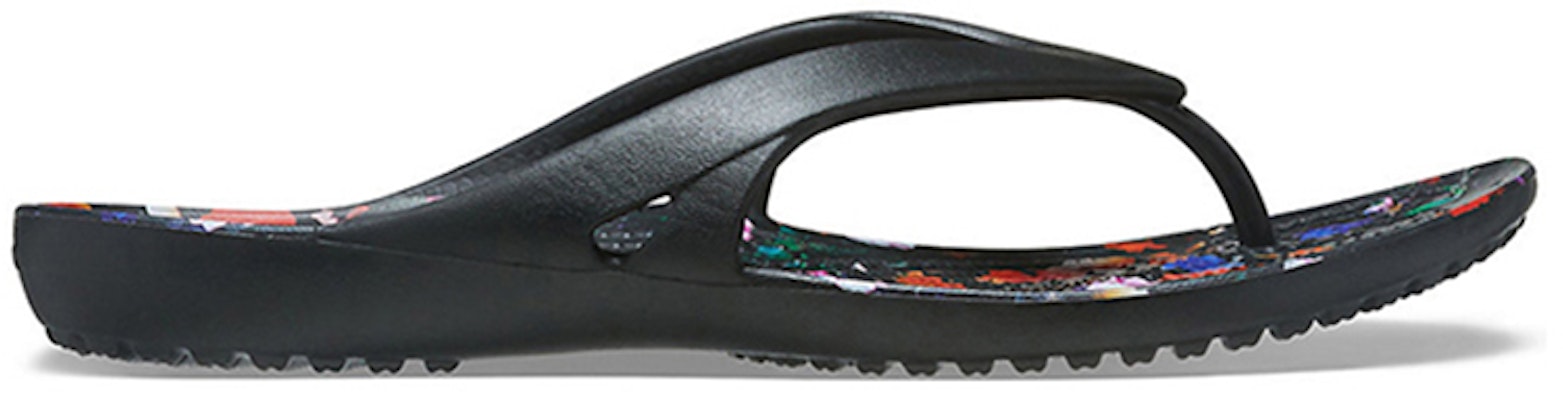 (Women) Crocs Kadee 2 Printed Flip Minimalistic Casual Flip-Flops Black 206866-001 Order (Women) Crocs Kadee 2 Printed Flip Minimalistic Casual Flip-Flops Black 206866-001