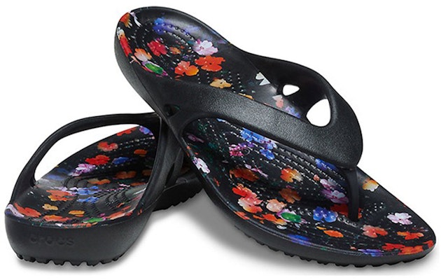 (Women) Crocs Kadee 2 Printed Flip Minimalistic Casual Flip-Flops Black 206866-001 Shop (Women) Crocs Kadee 2 Printed Flip Minimalistic Casual Flip-Flops Black 206866-001