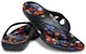 (W) Crocs Kadee 2 Cetakan Flip Selipar Kasual Minimalis Hitam 206866-001