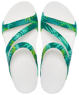 (Women) Crocs Kadee 2 Tropical Sandal 'White Green' 207262-94S Purchase (Women) Crocs Kadee 2 Tropical Sandal 'White Green' 207262-94S