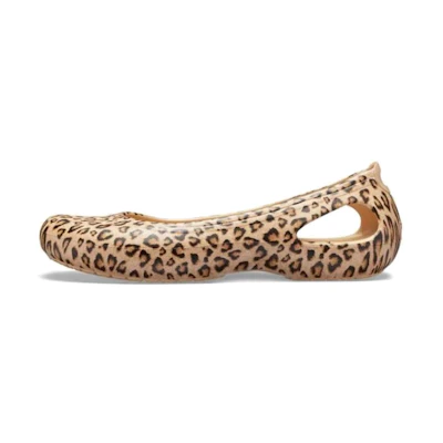 (W) Crocs Kadee 'Brown Leopard Print'
