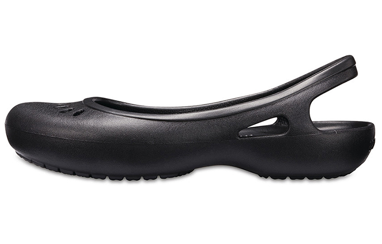 (Women) Crocs Kadee 'Comfort Light Sandal Black' 205077-001