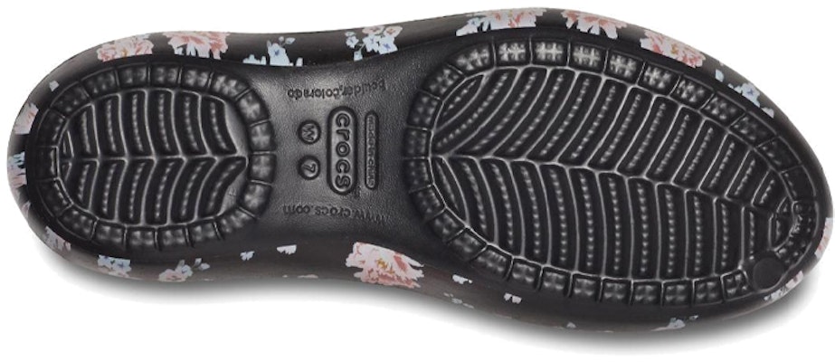 (W) Crocs Kadee 'Cetakan Bunga Hitam' 205862-97J Details for (W) Crocs Kadee 'Cetakan Bunga Hitam' 205862-97J