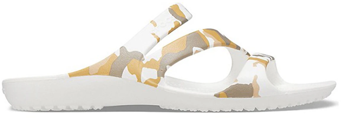 (W) Crocs Kadee Sandal Santai Corak Camouflage Putih 206894-960 Order (W) Crocs Kadee Sandal Santai Corak Camouflage Putih 206894-960