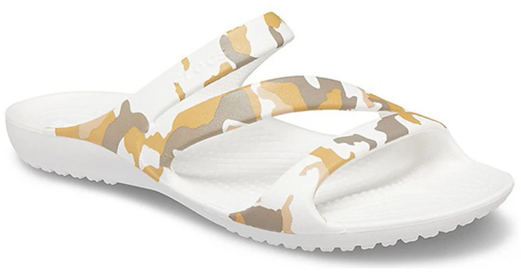 (W) Crocs Kadee Sandal Santai Corak Camouflage Putih 206894-960 Lookbook (W) Crocs Kadee Sandal Santai Corak Camouflage Putih 206894-960