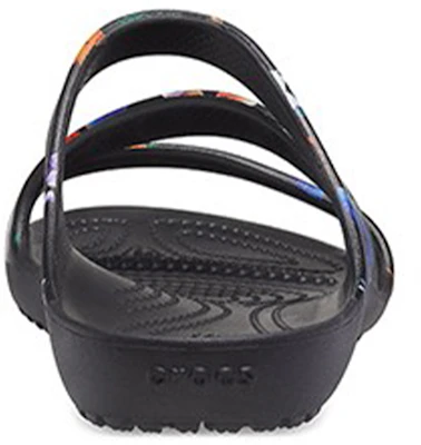 (W) Sandal Kasual Crocs Kadee Tie Dye Hitam 206894-001 Details for (W) Sandal Kasual Crocs Kadee Tie Dye Hitam 206894-001
