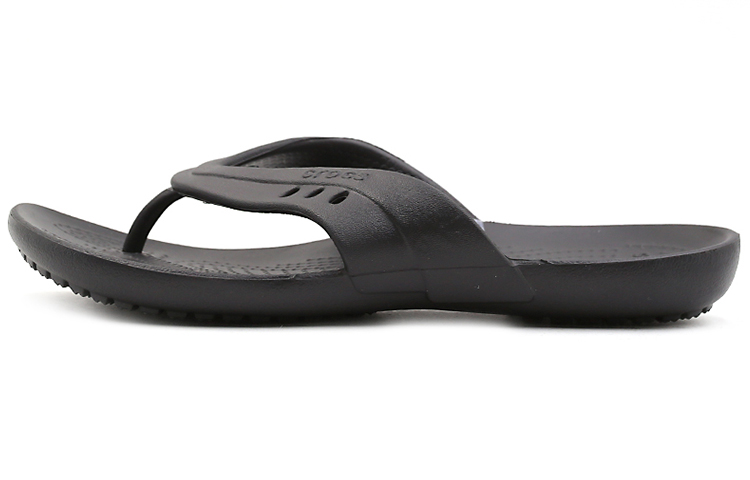 (Women) Crocs Kadee Cozy Non-Slip Flip-Flops Black 14177-001