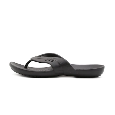(W) Crocs Kadee Cozy Non-Slip Flip-Flops Black