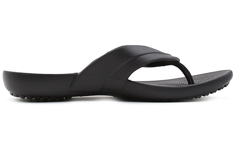 Order (W) Crocs Kadee 防滑舒适人字拖 黑色 14177-001