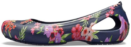 (Women) Crocs Kadee Flat 'Navy Floral' 205862-96N (Women) Crocs Kadee Flat 'Navy Floral' 205862-96N
