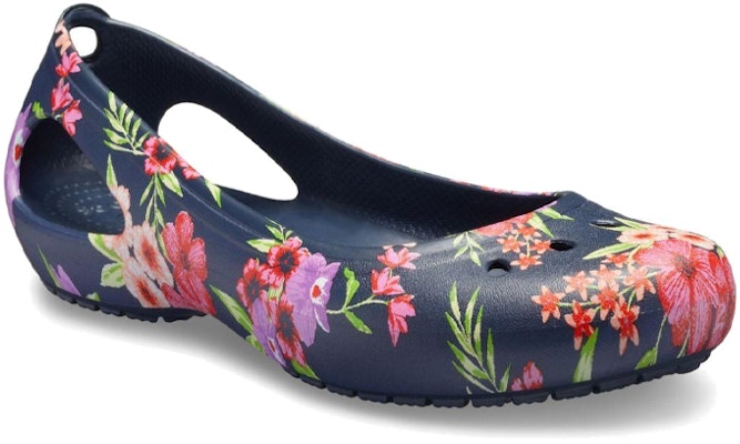 (W) Crocs Kadee Flat 'Bunga Navy' 205862-96N Lookbook (W) Crocs Kadee Flat 'Bunga Navy' 205862-96N