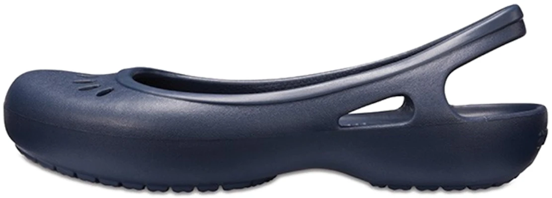 (Women) Crocs Kadee Flat Deep Blue Sandals 205077-410 Buy (Women) Crocs Kadee Flat Deep Blue Sandals 205077-410