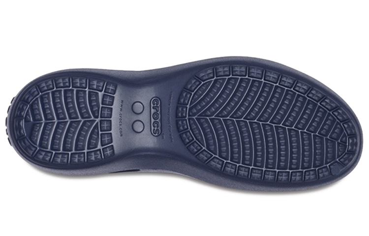 Purchase (Women) Crocs Kadee Flat Deep Blue Sandals 205077-410