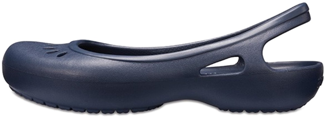 (Women) Crocs Kadee Flat Deep Blue Sandals 205077-410 Buy (Women) Crocs Kadee Flat Deep Blue Sandals 205077-410