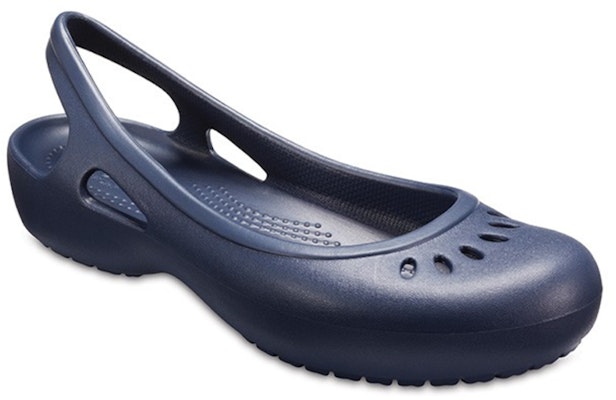 (Women) Crocs Kadee Flat Deep Blue Sandals 205077-410 Order (Women) Crocs Kadee Flat Deep Blue Sandals 205077-410