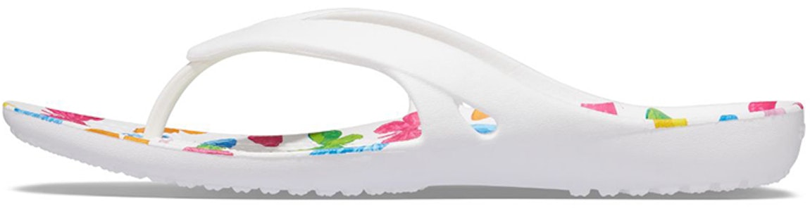 Crocs卡樂齊 Kadee 休閒印花人字拖 女款 白 Buy Crocs卡樂齊 Kadee 休閒印花人字拖 女款 白