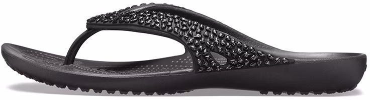 (Women) Crocs Kadee Flip-Flop 'Pure Black' 205741-001 (Women) Crocs Kadee Flip-Flop 'Pure Black' 205741-001