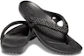 Shop Crocs鱷魚牌 Kadee 休閒人字拖 女款 純黑
