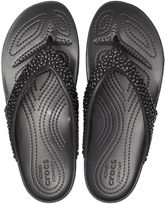 (Women) Crocs Kadee Flip-Flop 'Pure Black' 205741-001 Purchase (Women) Crocs Kadee Flip-Flop 'Pure Black' 205741-001