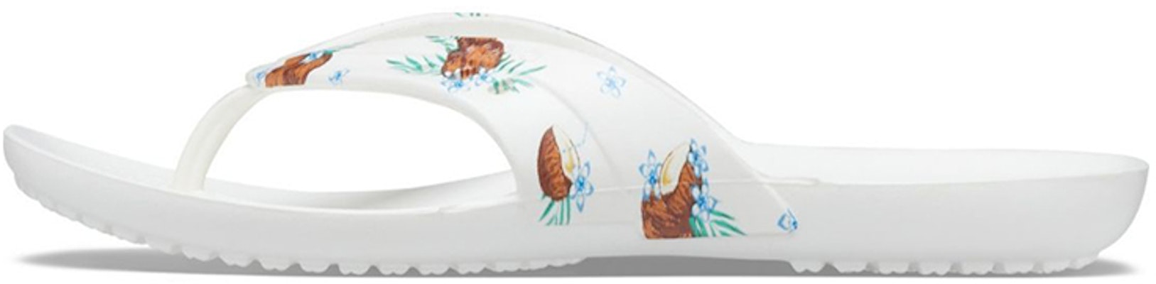 (Women) Crocs Kadee Flip Flop 'Casual Print White' 206190-9B8 Buy (Women) Crocs Kadee Flip Flop 'Casual Print White' 206190-9B8