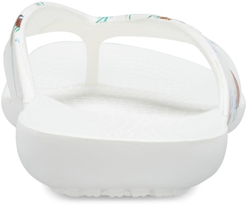 (Women) Crocs Kadee Flip Flop 'Casual Print White' 206190-9B8 Details for (Women) Crocs Kadee Flip Flop 'Casual Print White' 206190-9B8