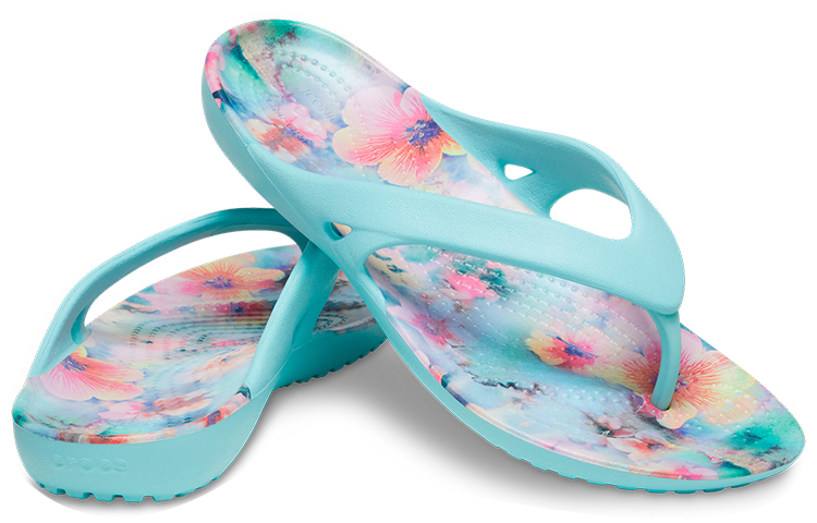 Shop (Women) Crocs Kadee II Flip 'Dream Blue' 207581-4SU