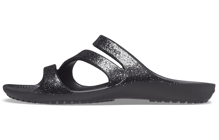 (Women) Crocs Kadee II Glitter Sandals 'Black' 207315-001