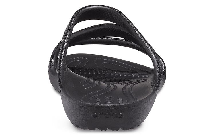 Details for (Women) Crocs Kadee II Glitter Sandals 'Black' 207315-001