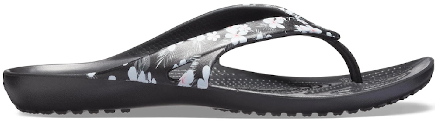(W) Sandal Jepit Crocs Kadee II 'Tropical Floral Hitam' 205635-98F Order (W) Sandal Jepit Crocs Kadee II 'Tropical Floral Hitam' 205635-98F