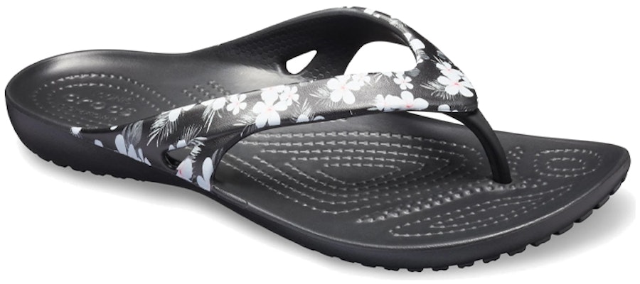 (W) Sandal Jepit Crocs Kadee II 'Tropical Floral Hitam' 205635-98F Lookbook (W) Sandal Jepit Crocs Kadee II 'Tropical Floral Hitam' 205635-98F
