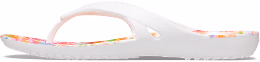 (Women) Crocs Kadee II Tie-Dye Flip 'White' 207554-1FA (Women) Crocs Kadee II Tie-Dye Flip 'White' 207554-1FA