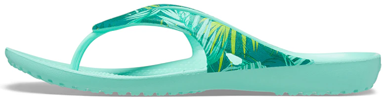 (Women) Crocs Kadee II Tropical Flip 'Green' 207263-3U5 (Women) Crocs Kadee II Tropical Flip 'Green' 207263-3U5