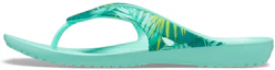 Buy (Women) Crocs Kadee II Tropical Flip 'Green' 207263-3U5