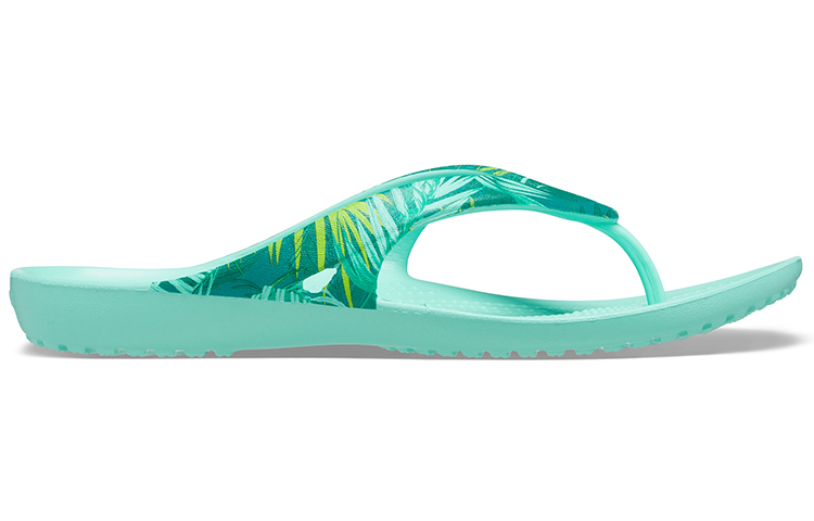 Order (Women) Crocs Kadee II Tropical Flip 'Green' 207263-3U5